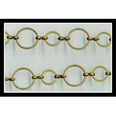Brass Ring Chain 10X14